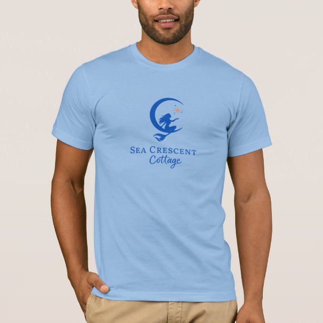 Sea Crescent Cottage T shirt (Front)