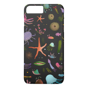 Sea Critters Pattern iPhone 8 Plus/7 Plus Case