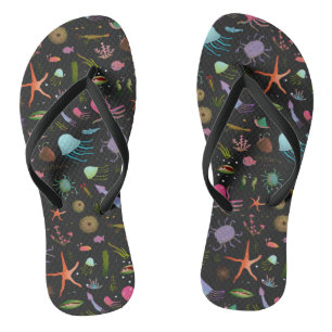 Sea Critters Pattern Jandals