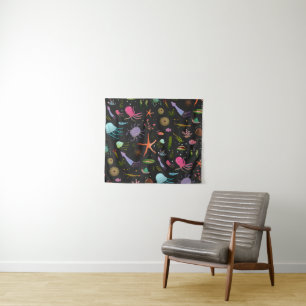 Sea Critters Pattern Tapestry