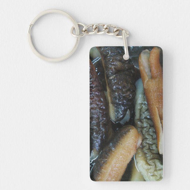 Sea Cucumber ... Yaowarat Market Food Key Ring (Front)