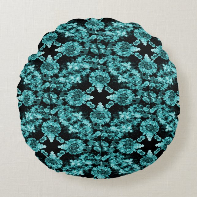 Sea Daisies...... Round Cushion (Front)