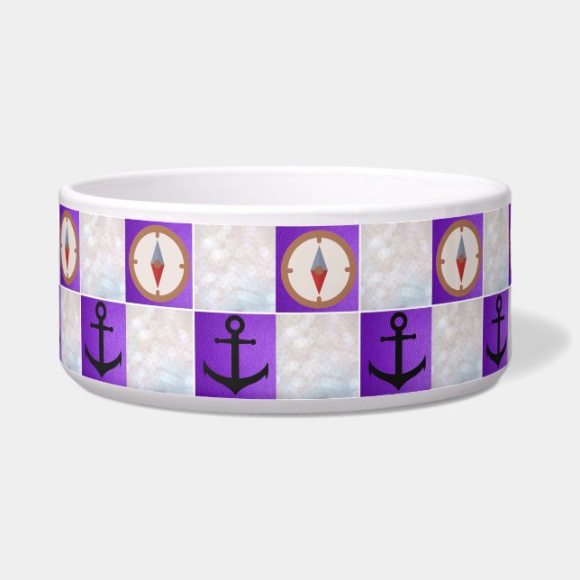 Sea Dog Ceramic Pet Bowl (Front)