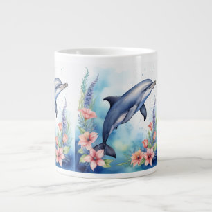 Sea Dolphin Large Coffee Mug
