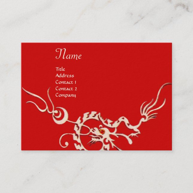 SEA DRAGON 2 MONOGRAM BUSINESS CARD (Front)