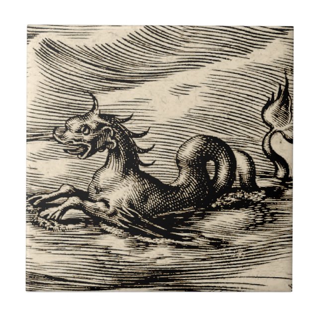 Sea Dragon at the Equator Tile (Front)