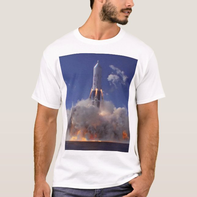 Sea Dragon Launch - Light T-Shirt (Front)