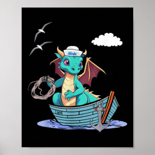 Sea Dragon Maritime Boat Sailor Sailor Sailor Poster