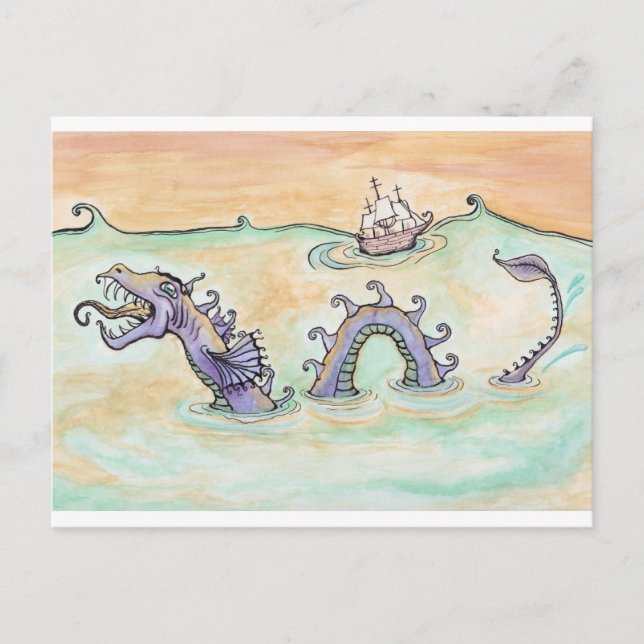 Sea Dragon Postcard (Front)