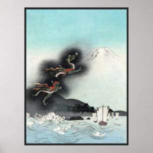 Sea Dragon to Mt. Fuji Japan Poster