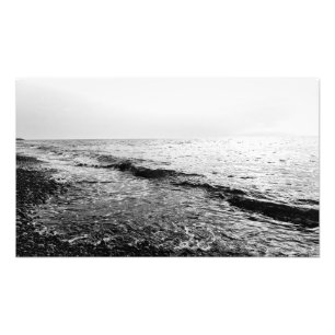 Sea evening photo print
