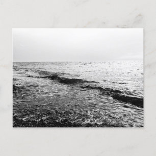 Sea evening postcard