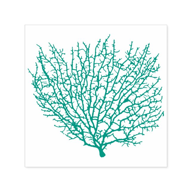 Sea Fan Coral Self-inking Stamp (Design)