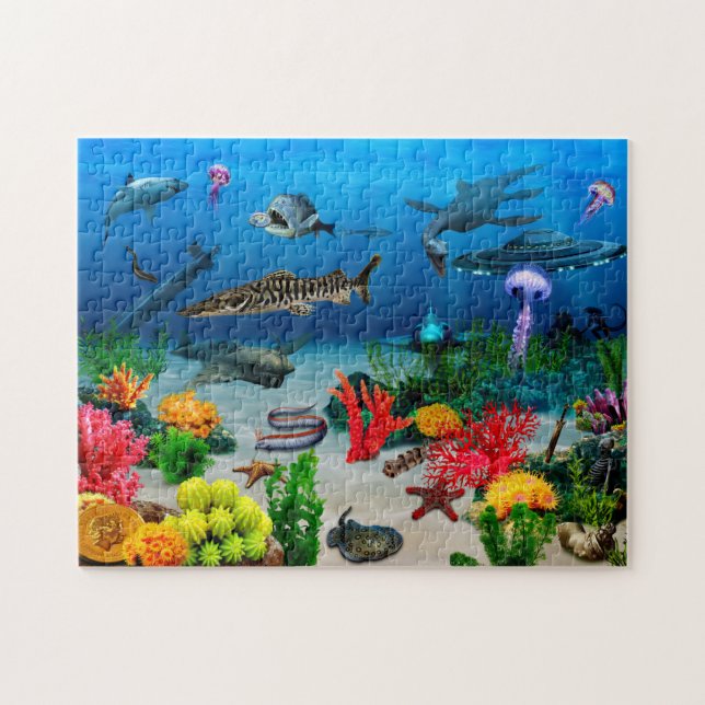 Sea fish puzzle Underwater Sea Life (Horizontal)