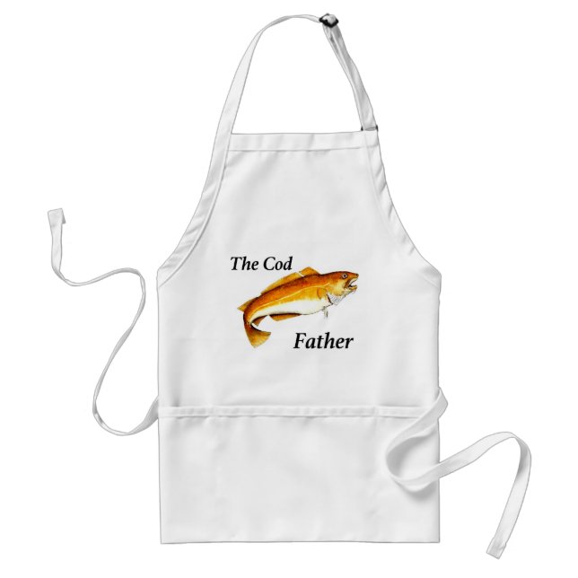 Sea Fishing the cod father gift present Standard Apron (Front)