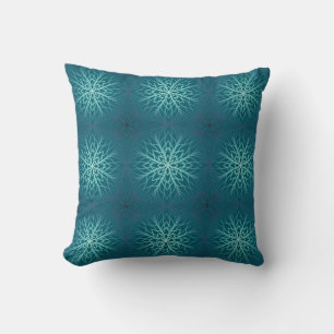 Sea flower mandala cushion