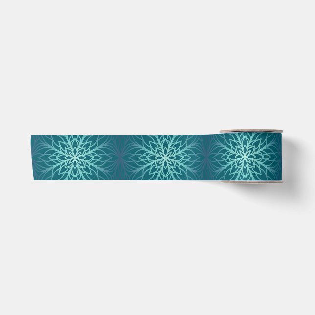Sea flower mandala  satin ribbon (Front)