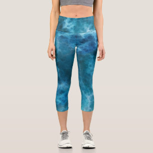 Sea Foam Capri Leggings