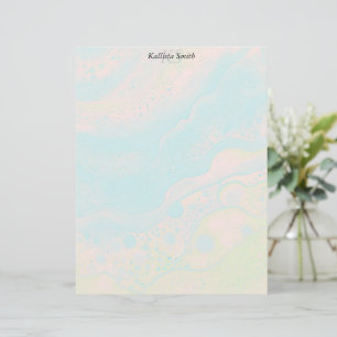 Sea Foam Custom Letterhead
