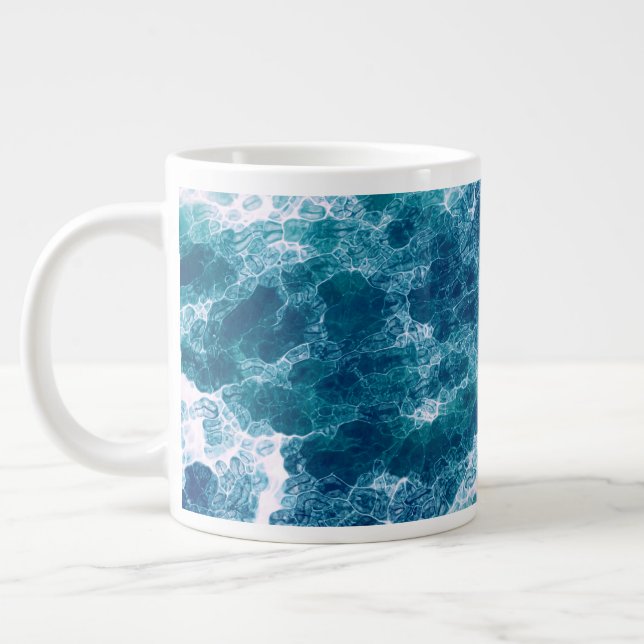 Sea Foam   Large Coffee Mug (Left)