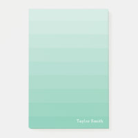 Sea Foam Shades of Green Stripes Youthful
