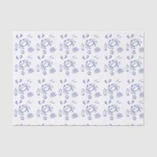 Sea Food Minimalism Tissue Paper