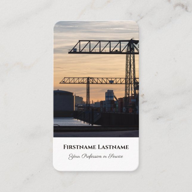 Sea freight logistics expert for shipping overseas business card (Front)