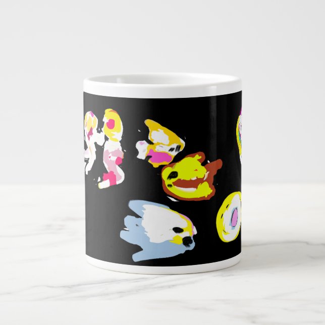 Sea fun summer  large coffee mug (Front)