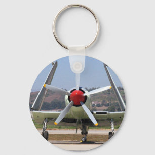 Sea Fury Wings Folded Key Ring