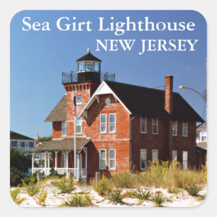 Sea Girt Lighthouse, New Jersey Stickers