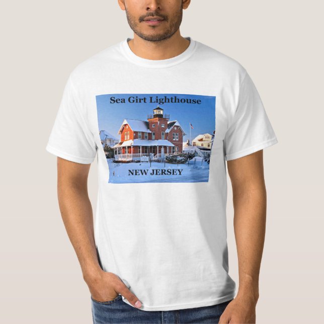 Sea Girt Lighthouse, New Jersey T-Shirt (Front)