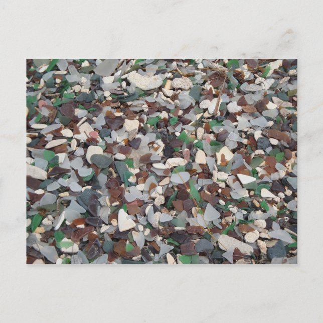Sea Glass at Glass Beach - Bermuda Postcard (Front)