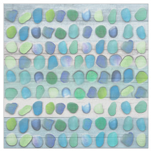 Sea Glass Beach Driftwood Fabric