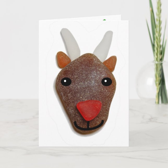 Sea Glass Christmas Card (Front)