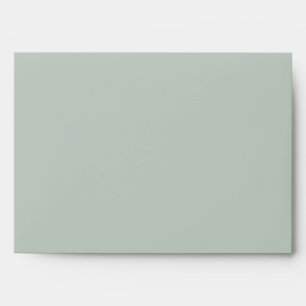 Sea Glass Green Solid Colour Envelope