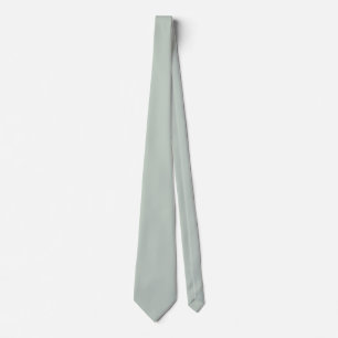 Sea Glass Green Solid Colour Tie