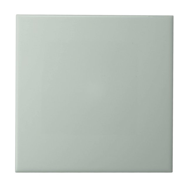 Sea Glass Green Solid Colour Tile (Front)