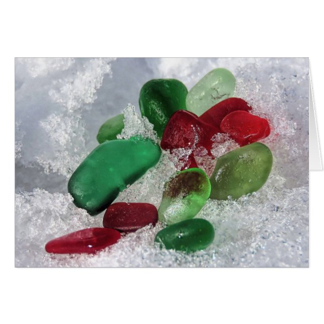 Sea Glass in the Snow (Front Horizontal)