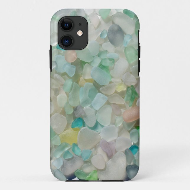 Sea glass pastels, beach glass art photo Case-Mate iPhone case (Back)