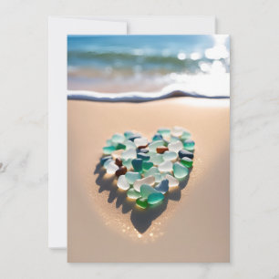Sea Glass Serenity Holiday Card