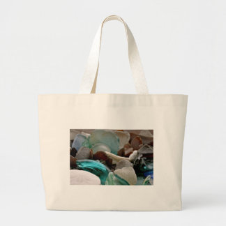 Sea Glass Shards Large Tote Bag