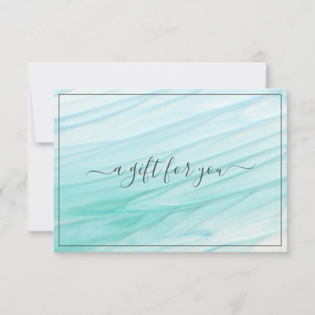 Sea Glass Tides | Ocean Blue | Gift Certificate (Front)