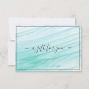 Sea Glass Tides Ocean Blue Gift Certificate