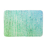 Sea Glass Turquoise Beach Pebble Medium Bath Mat