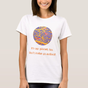 Sea Goldies Lace Coral "It's my planet, too!" T-Shirt