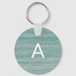 Sea Grass Painting Beach Texture Pattern Key Ring