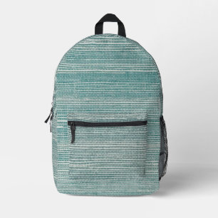 Sea Grass Painting Coastal Pattern Luggage Printed Backpack