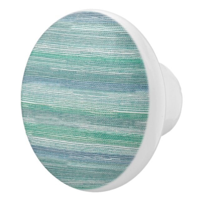 Sea Grass Painting Pattern Ceramic Knob (Right)