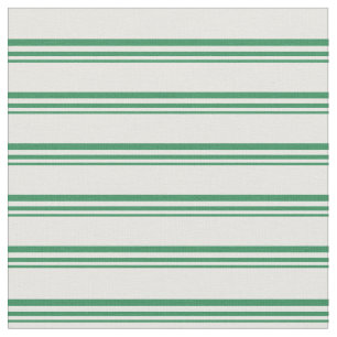 Sea Green and Mint Cream Striped/Lined Pattern Fabric