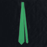 Sea Green Custom Colour Bright St Patrick's Day Tie<br><div class="desc">Designed with solid sea green background,  you may change the background colour as you like!</div>